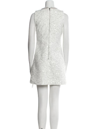 Alice + Olivia Crew Neck Mini Dress