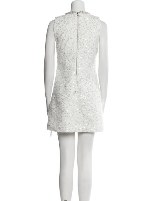 Alice + Olivia Crew Neck Mini Dress
