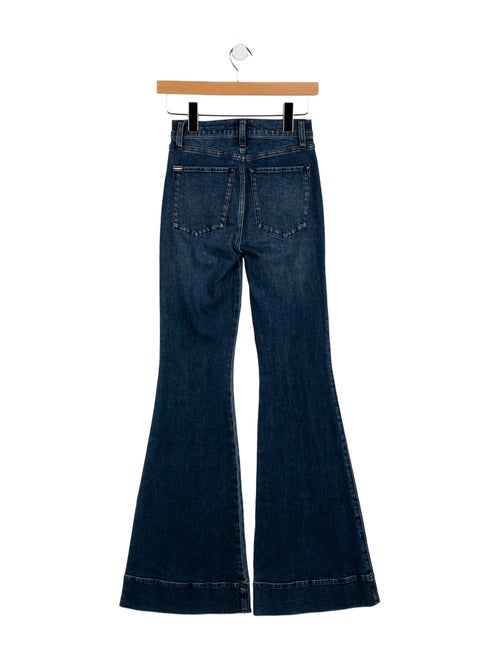 Alice + Olivia Mid-Rise Wide Leg Jeans