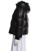 Alice + Olivia Faux Leather Down Jacket