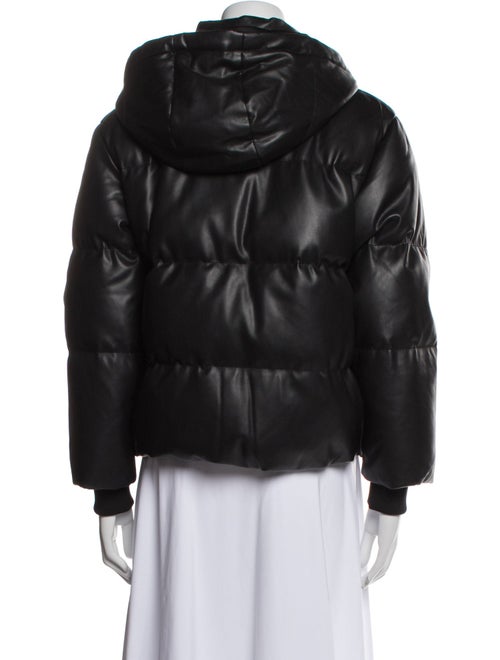 Alice + Olivia Faux Leather Down Jacket