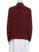 Alice + Olivia Silk Printed Button-Up Top