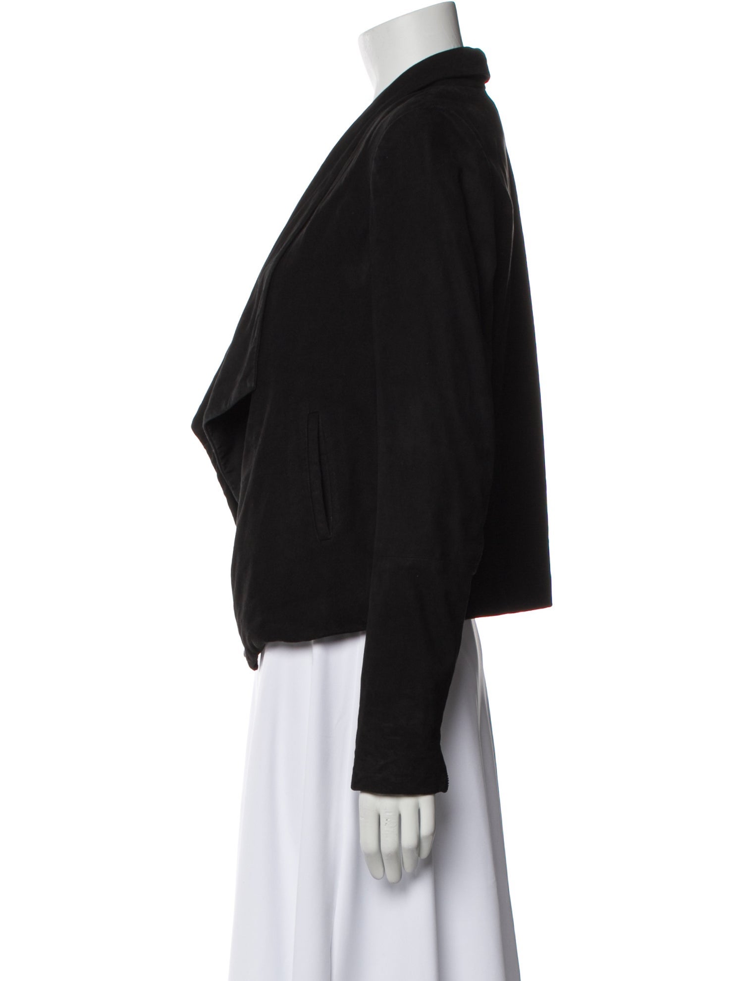 Alice + Olivia Goat Leather Jacket