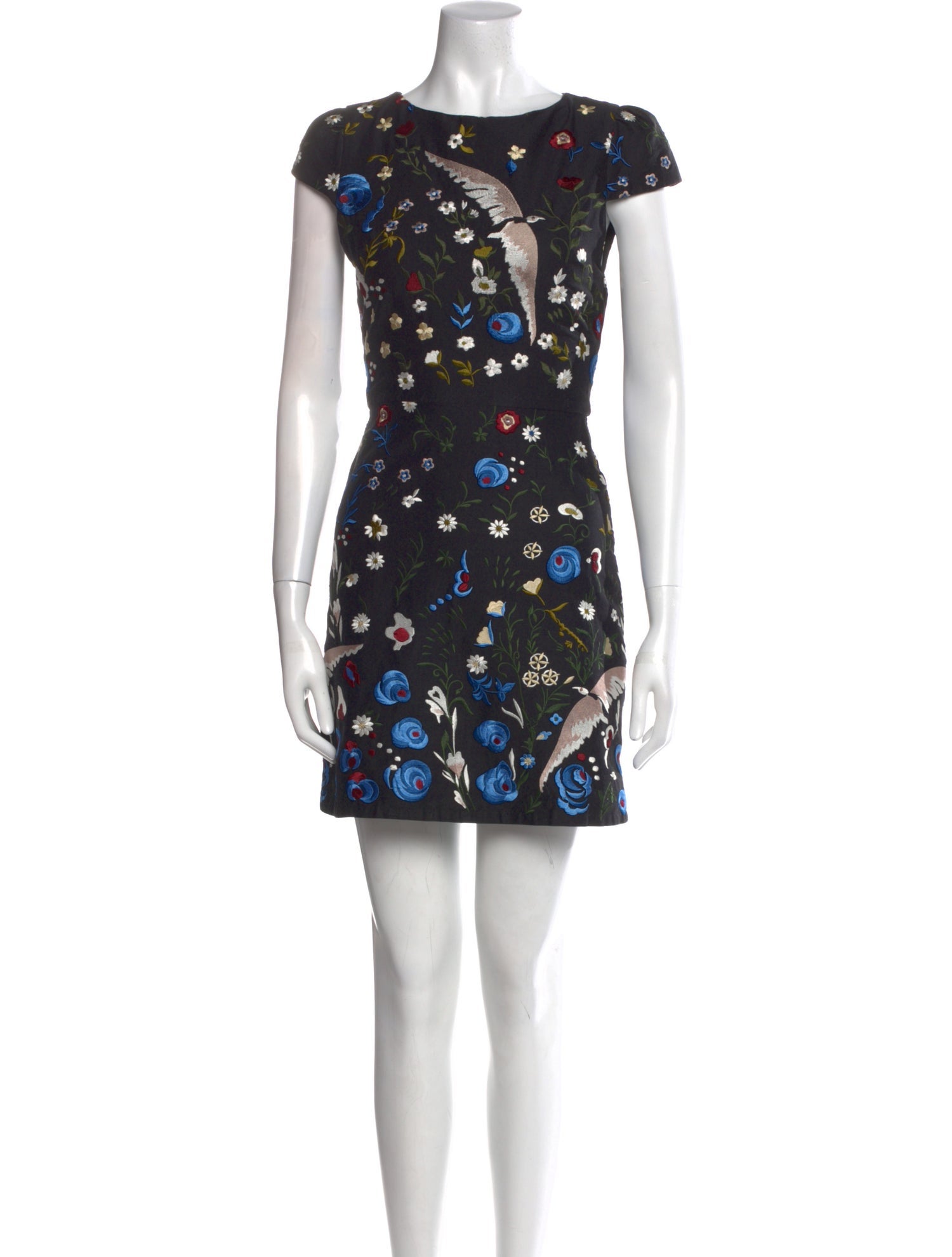 Alice + Olivia Floral Print Mini Dress