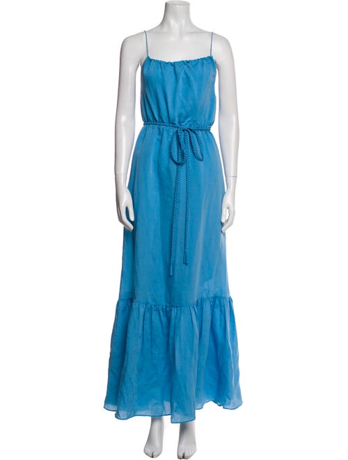 Alice + Olivia Square Neckline Long Dress