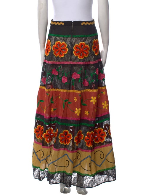 Alice + Olivia Nylon Long Skirt