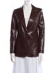Alice + Olivia Faux Leather Blazer