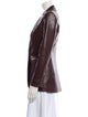 Alice + Olivia Faux Leather Blazer