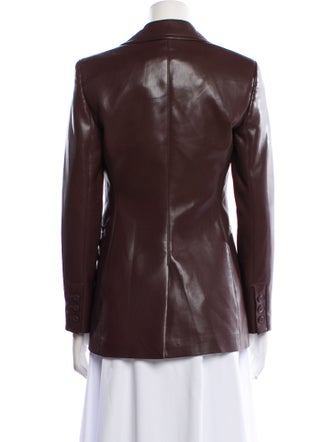 Alice + Olivia Faux Leather Blazer