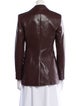 Alice + Olivia Faux Leather Blazer