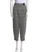 Alice + Olivia Plaid Print Skinny Leg Pants