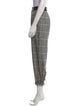 Alice + Olivia Plaid Print Skinny Leg Pants