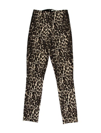 Alice + Olivia Animal Print Skinny Leg Pants