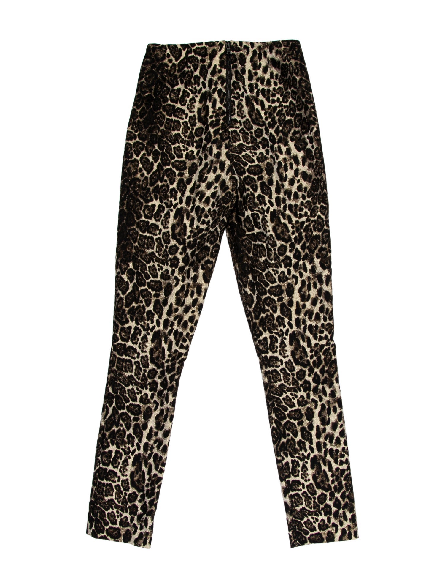 Alice + Olivia Animal Print Skinny Leg Pants