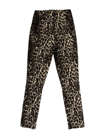 Alice + Olivia Animal Print Skinny Leg Pants