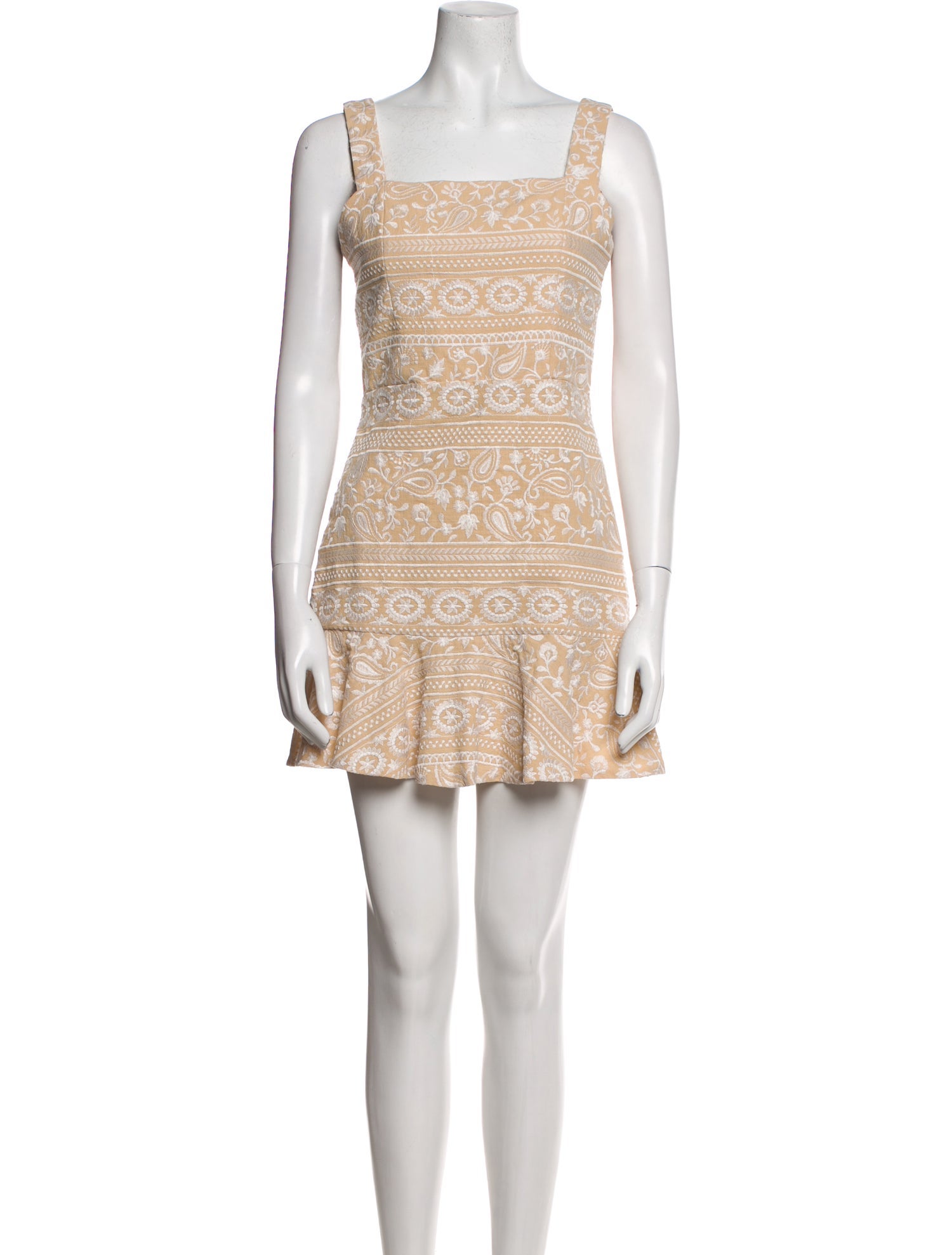 Alice + Olivia Paisley Print Mini Dress