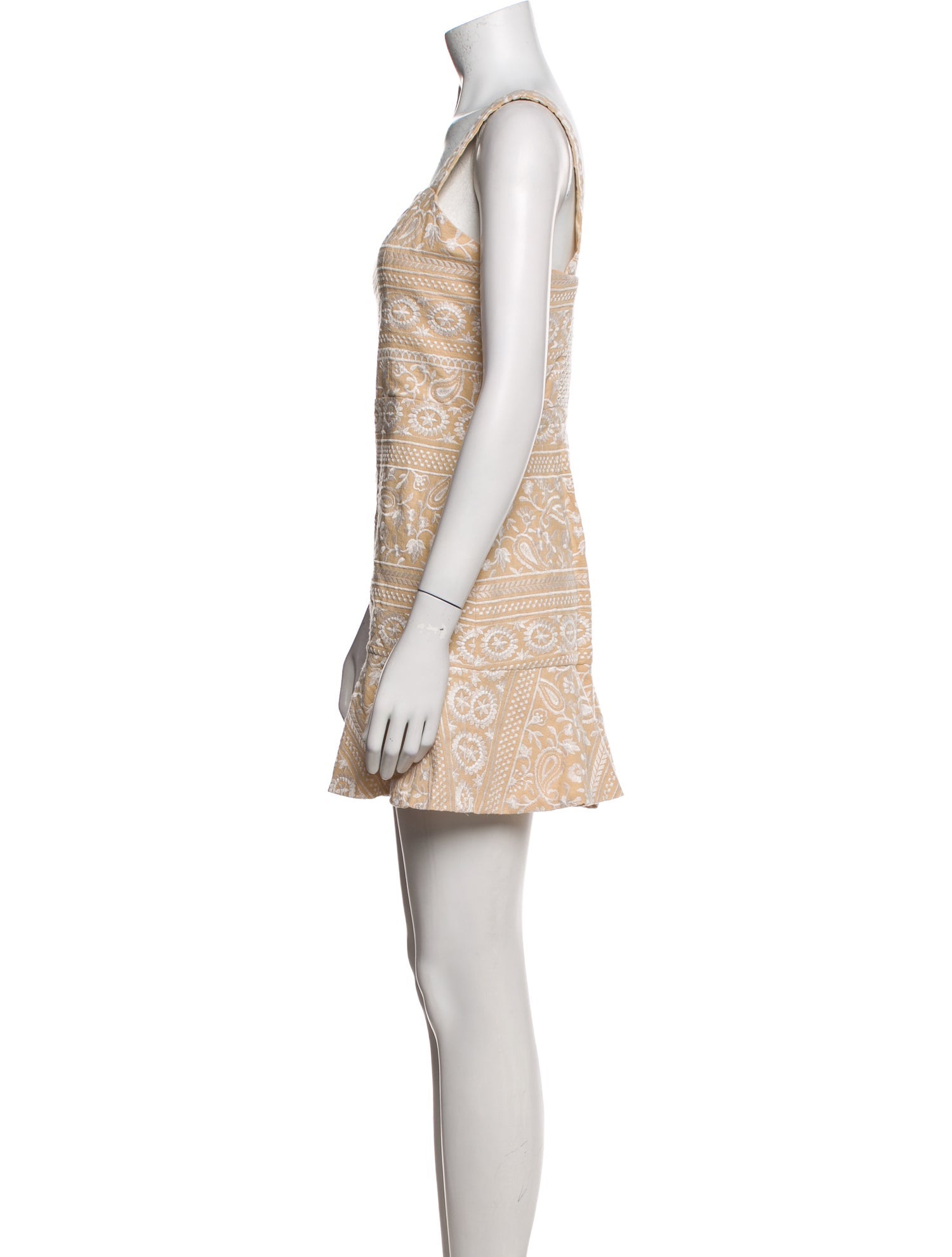 Alice + Olivia Paisley Print Mini Dress