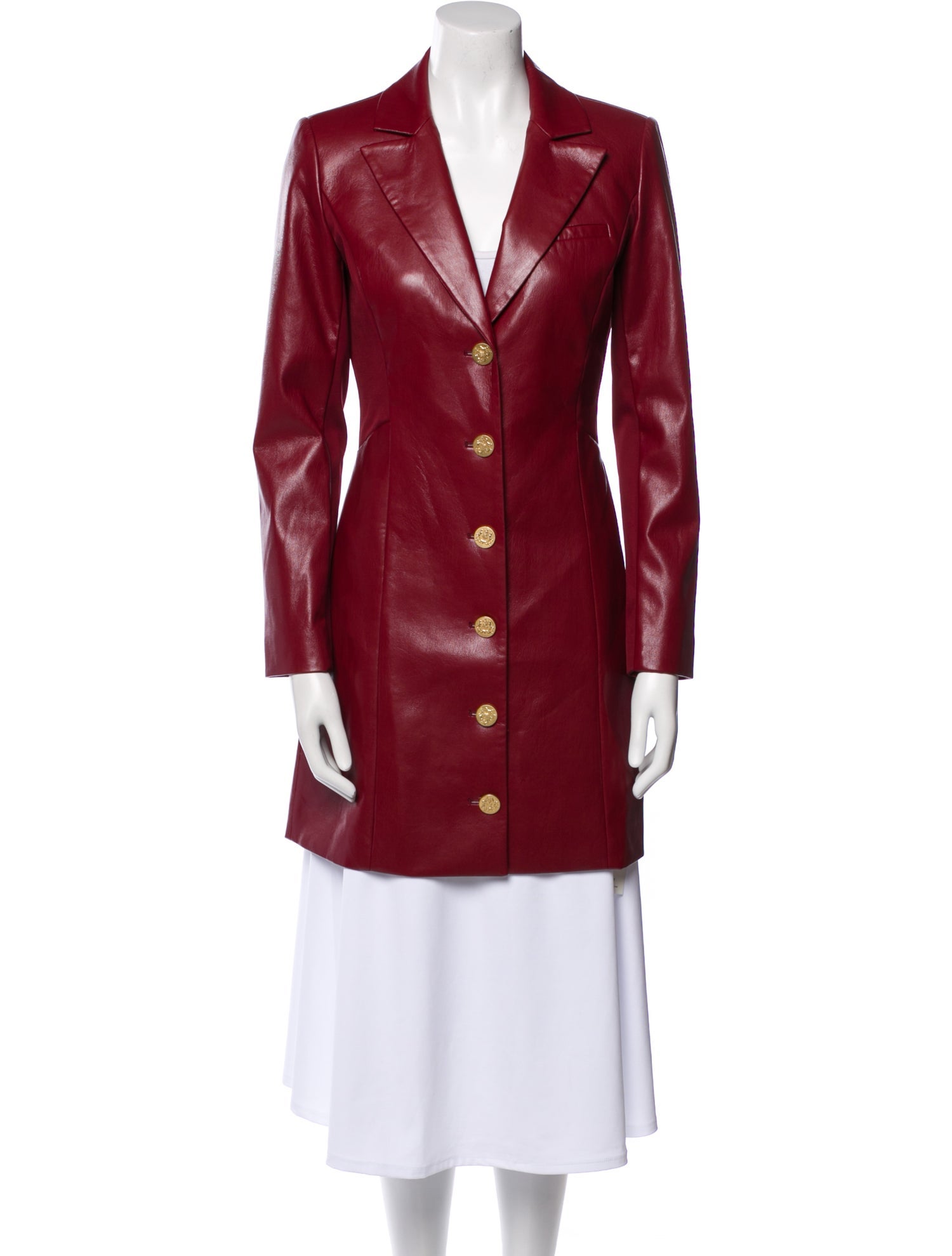 Alice + Olivia Faux Leather Evening Jacket w/ Tags