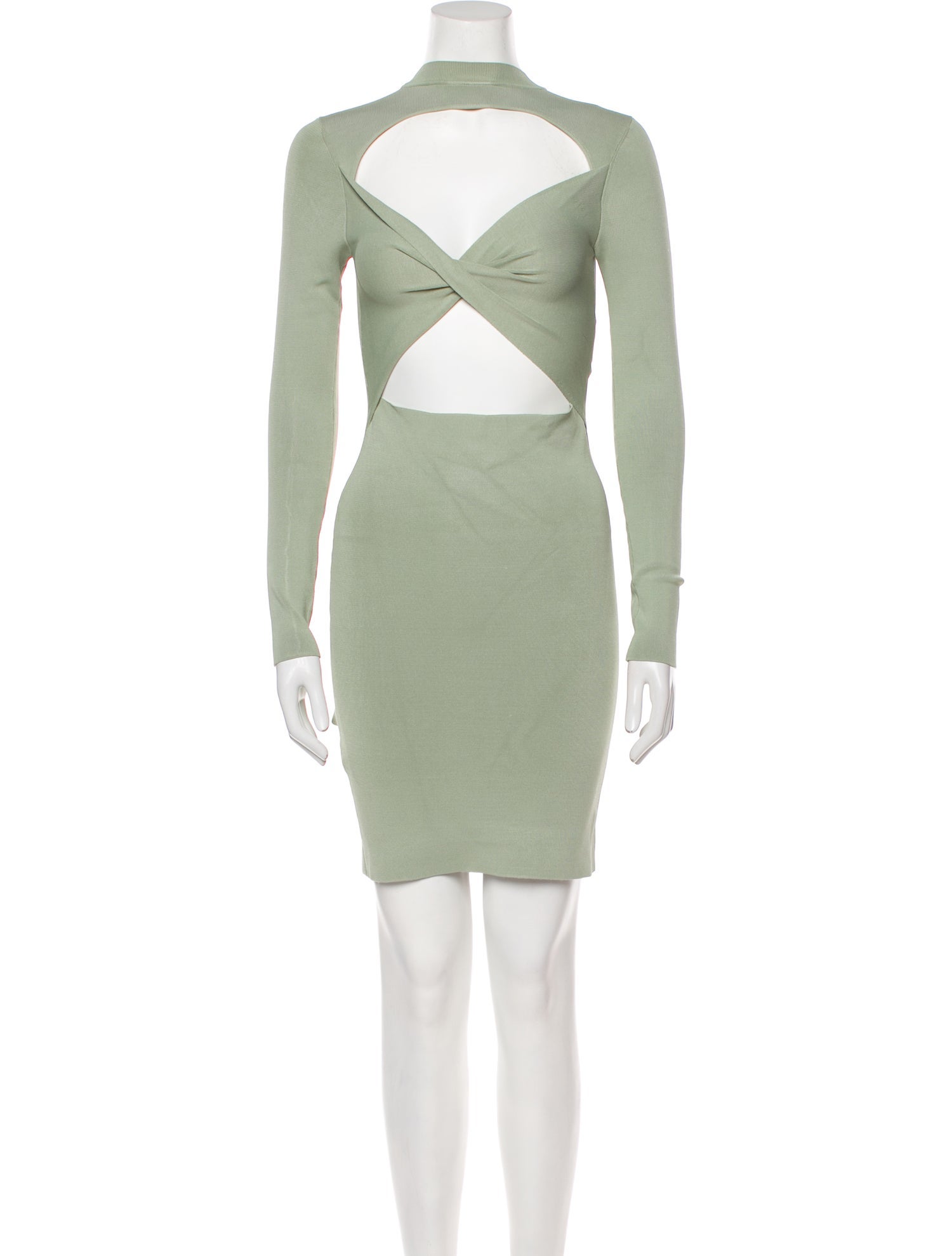 Alice + Olivia Mock Neck Mini Dress