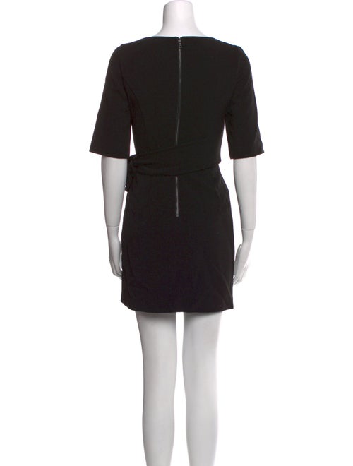 Alice + Olivia Bateau Neckline Mini Dress