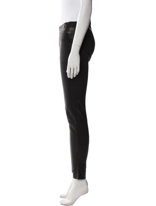 Alice + Olivia Lamb Leather Skinny Leg Pants