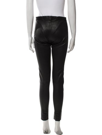 Alice + Olivia Lamb Leather Skinny Leg Pants