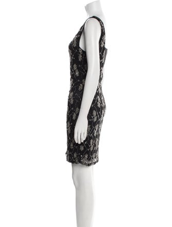 Alice + Olivia Silk Mini Dress