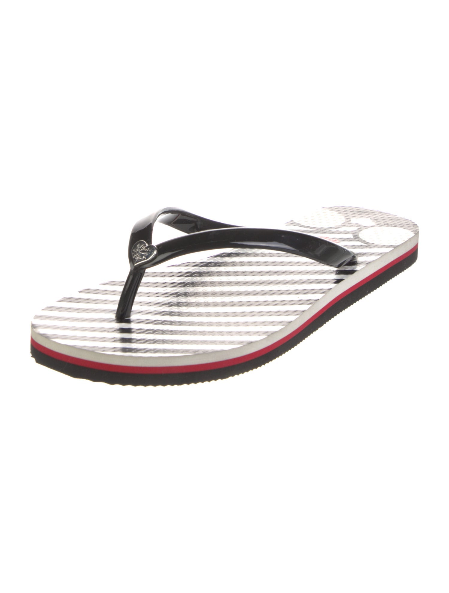 Alice + Olivia Printed Flip Flops