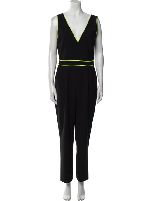 Alice + Olivia Plunge Neckline Jumpsuit