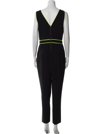 Alice + Olivia Plunge Neckline Jumpsuit