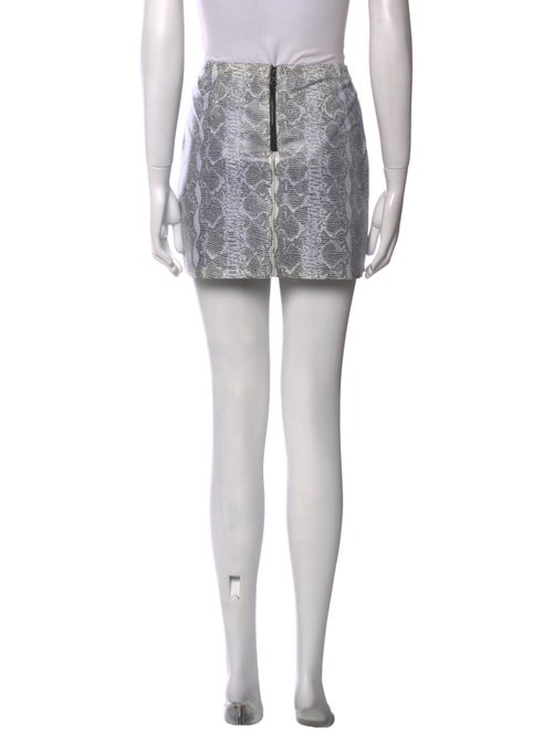 Alice + Olivia Lamb Leather Mini Skirt