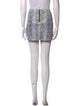 Alice + Olivia Lamb Leather Mini Skirt