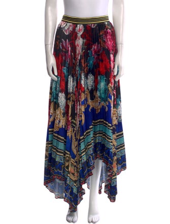 Alice + Olivia Printed Long Skirt