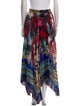 Alice + Olivia Printed Long Skirt