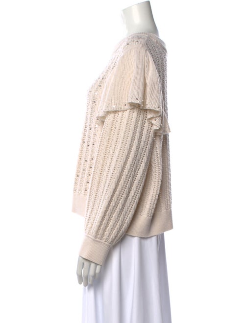 Alice + Olivia Wool Scoop Neck Sweater