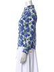 Alice + Olivia Silk Floral Print Blouse