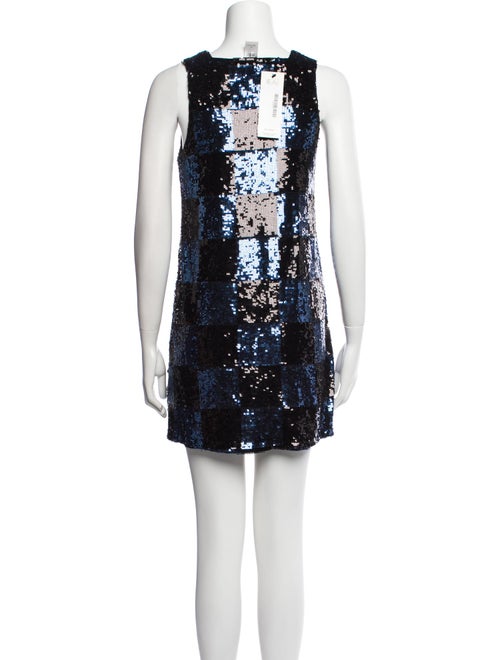 Alice + Olivia Square Neckline Mini Dress