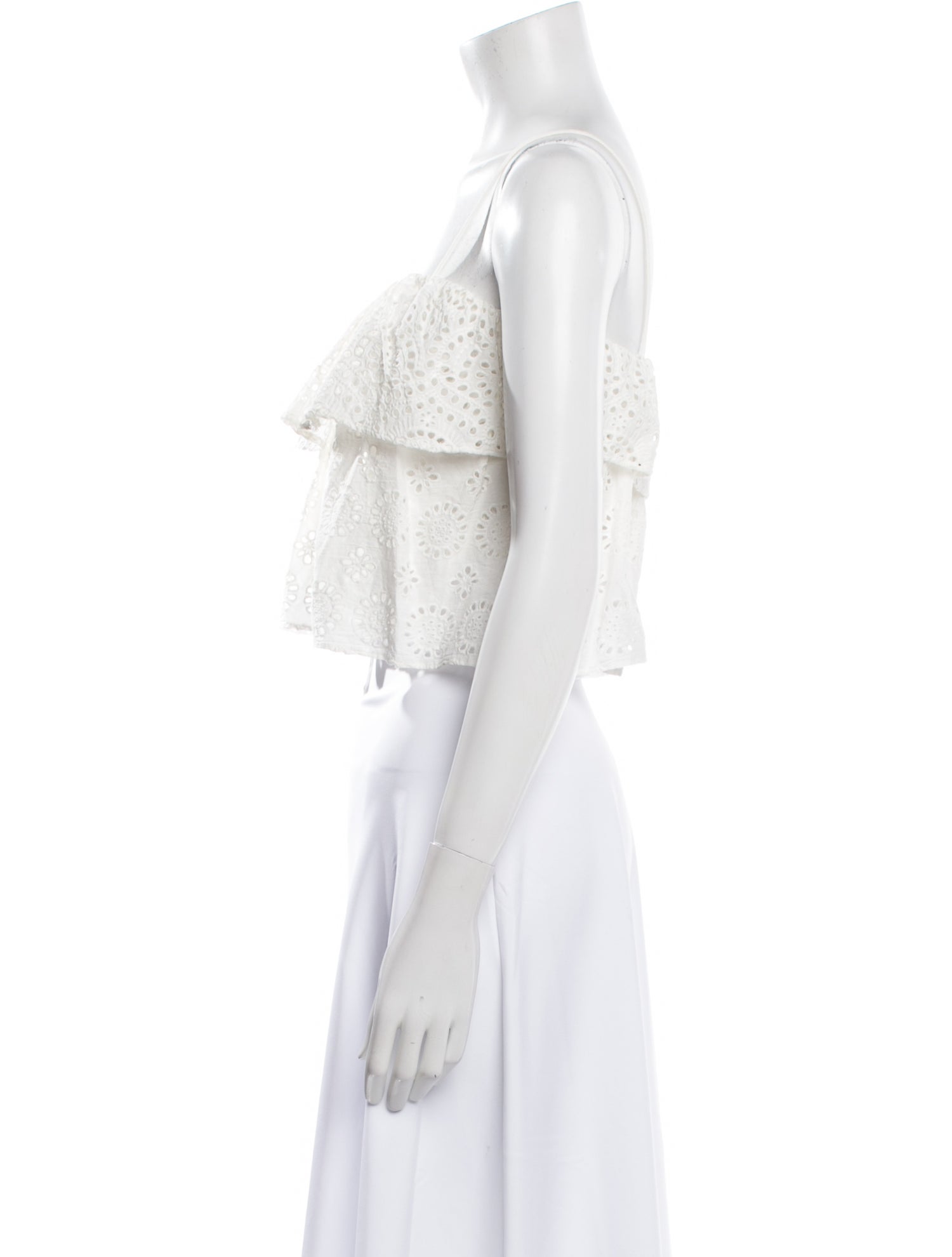 Alice + Olivia Square Neckline Sleeveless Crop Top w/ Tags