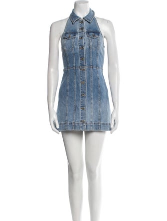 Alice + Olivia Halterneck Mini Dress