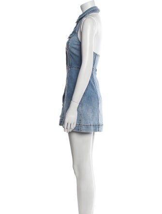 Alice + Olivia Halterneck Mini Dress