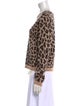 Alice + Olivia Wool Animal Print Sweater