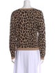 Alice + Olivia Wool Animal Print Sweater