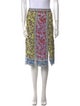 Alice + Olivia Floral Print Knee-Length Skirt