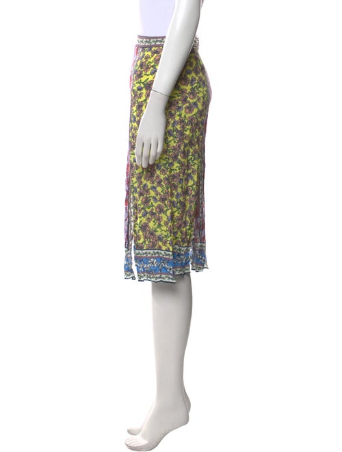Alice + Olivia Floral Print Knee-Length Skirt