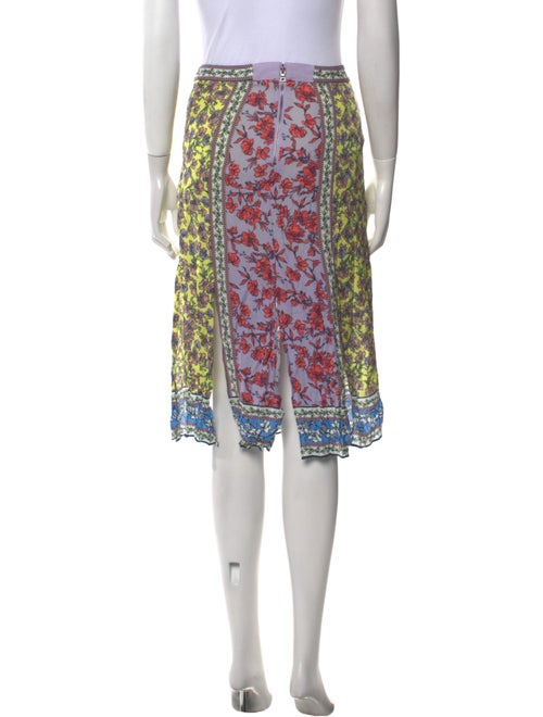 Alice + Olivia Floral Print Knee-Length Skirt