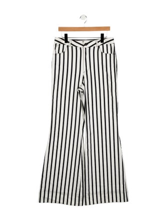 Alice + Olivia Mid-Rise Wide Leg Jeans