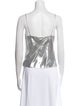 Alice + Olivia Silk Square Neckline Top