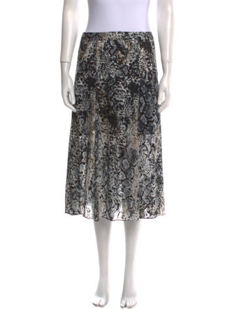 Alice + Olivia Printed Knee-Length Skirt