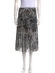 Alice + Olivia Printed Knee-Length Skirt