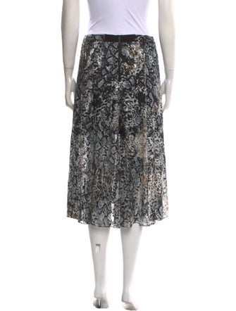 Alice + Olivia Printed Knee-Length Skirt
